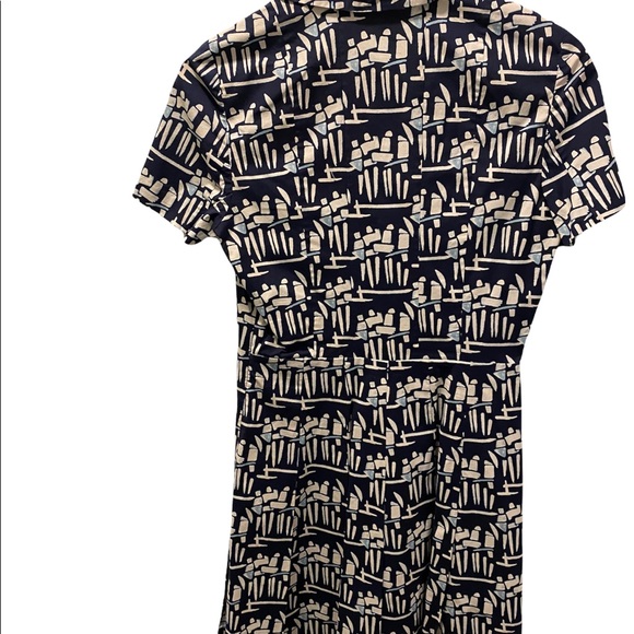 Tory Burch short sleeve Figurine Poplin shirt dress - Picture 3 of 11